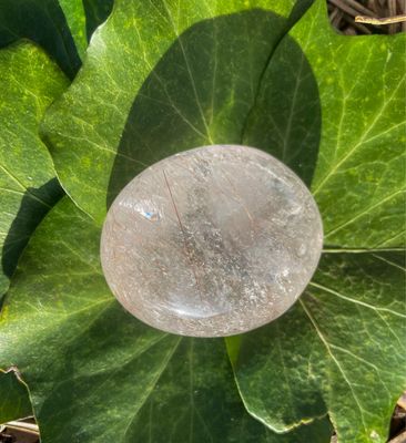 Galet en Quartz rutilé