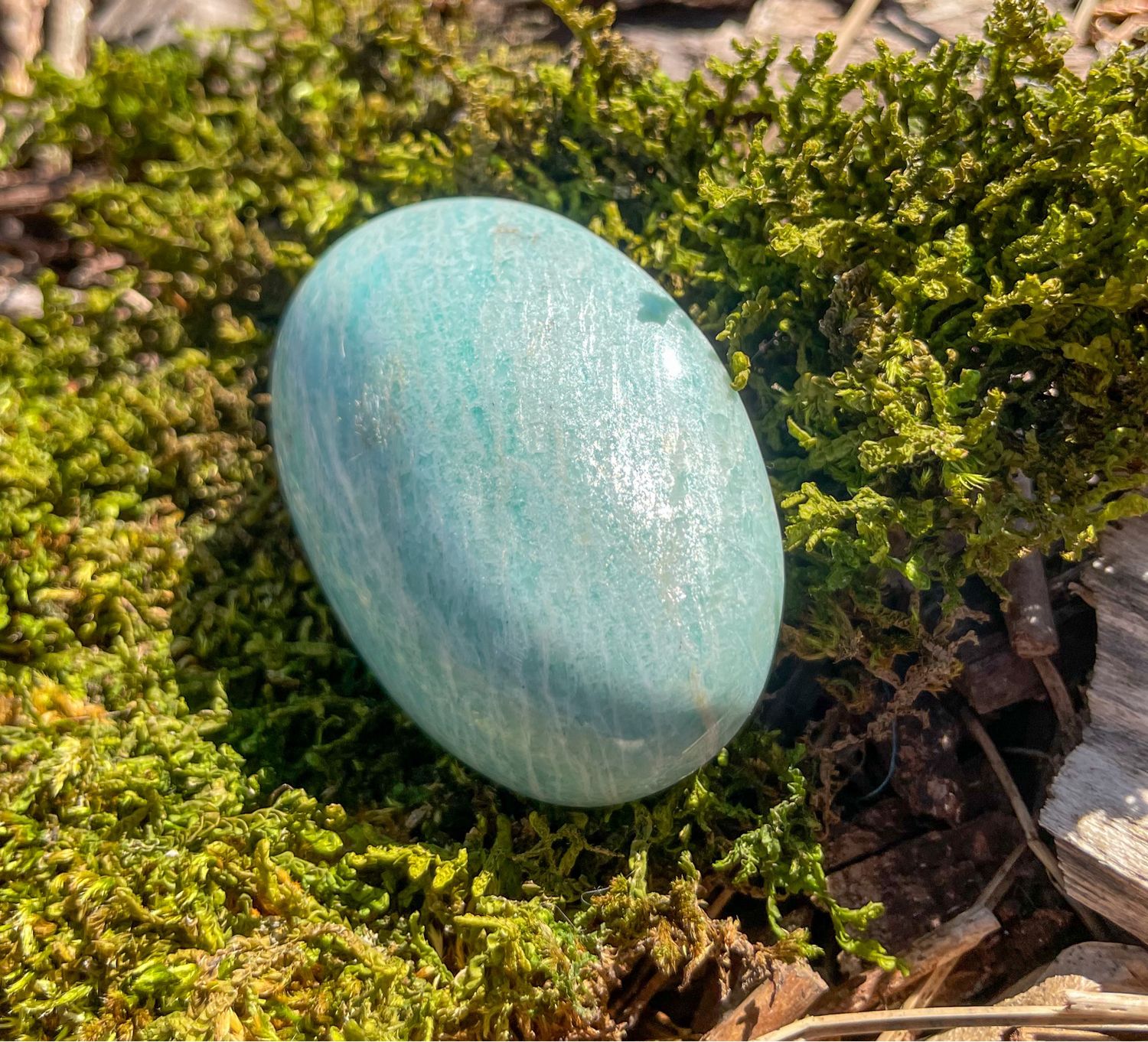 Galet en Amazonite