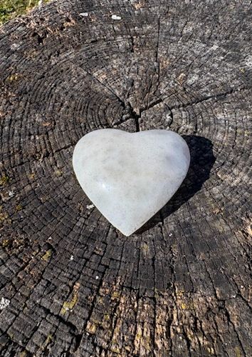 Coeur en Cristal de roche druze