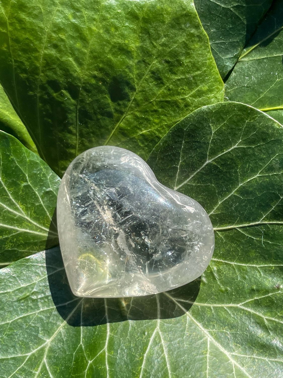 Cœur en Prasiolite