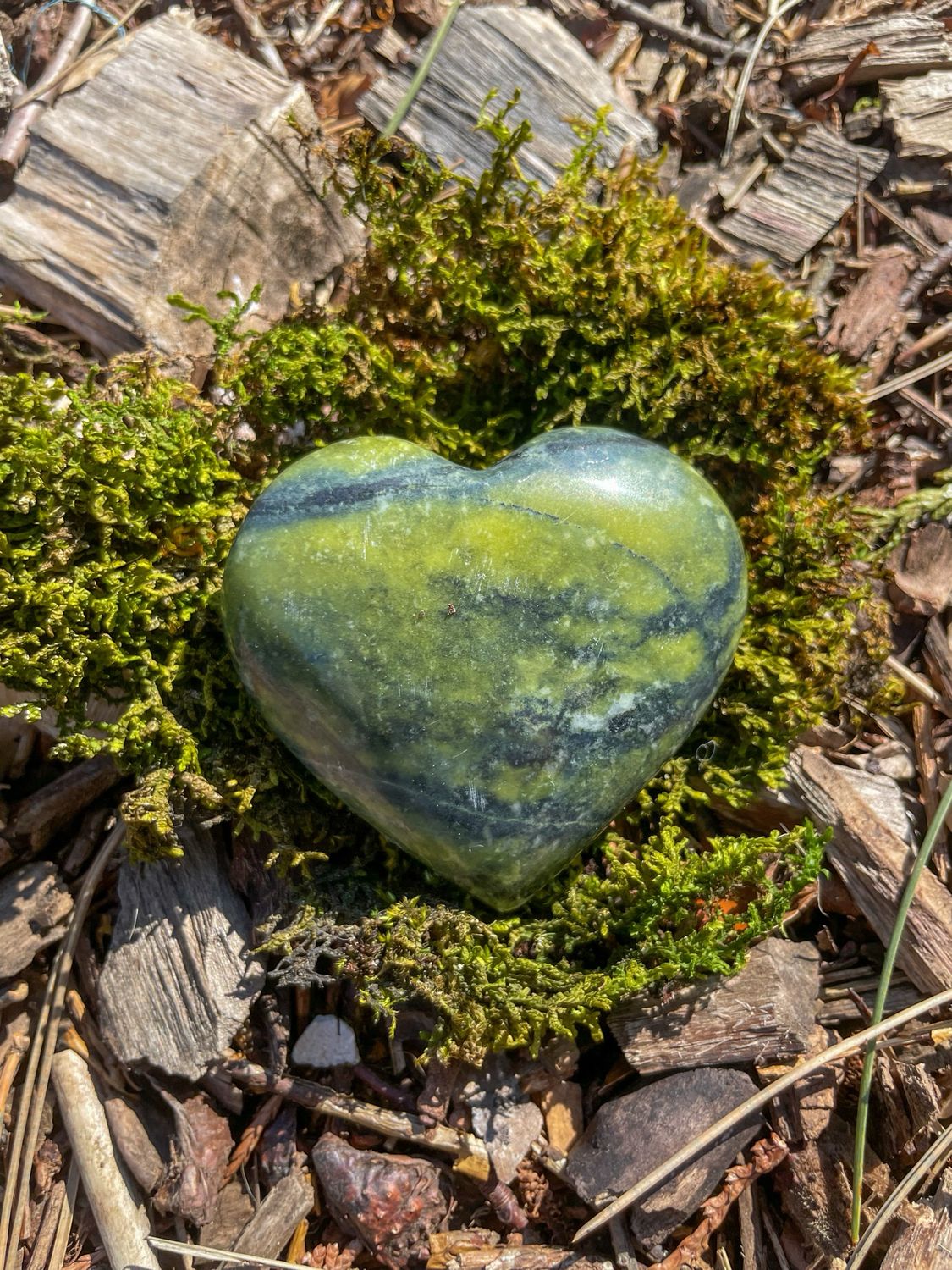 Coeur en Serpentine