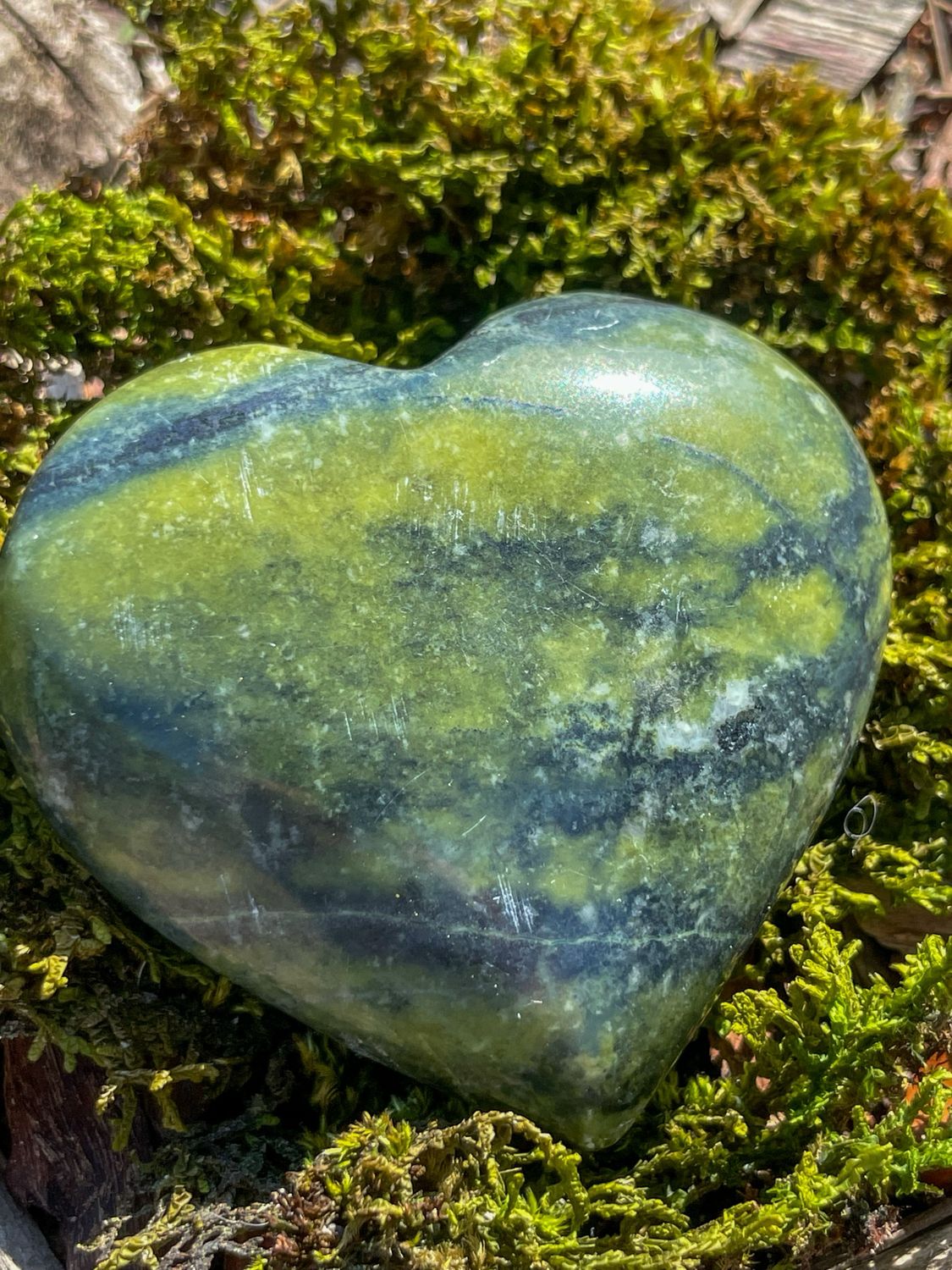 Coeur en Serpentine