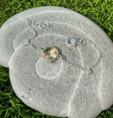 Bracelet en Citrine &quot;Rayonnement de Soi&quot;