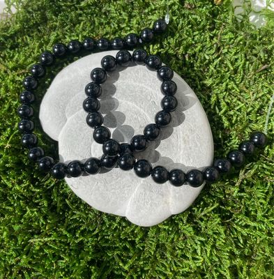 Rang d’Obsidienne noire 8 mm
