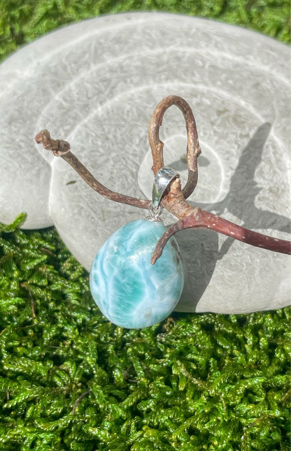 Pendentif en Larimar