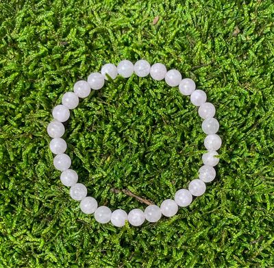 Bracelet en Morganite 6 mm Bracelet en Morganite 6 mm