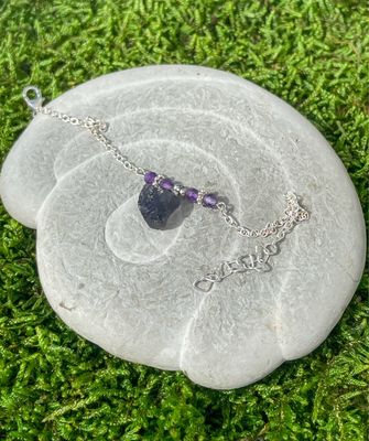 Bracelet "Pétillance" - Améthyste, Iolite et argent 925