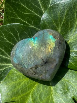 Cœur en Labradorite