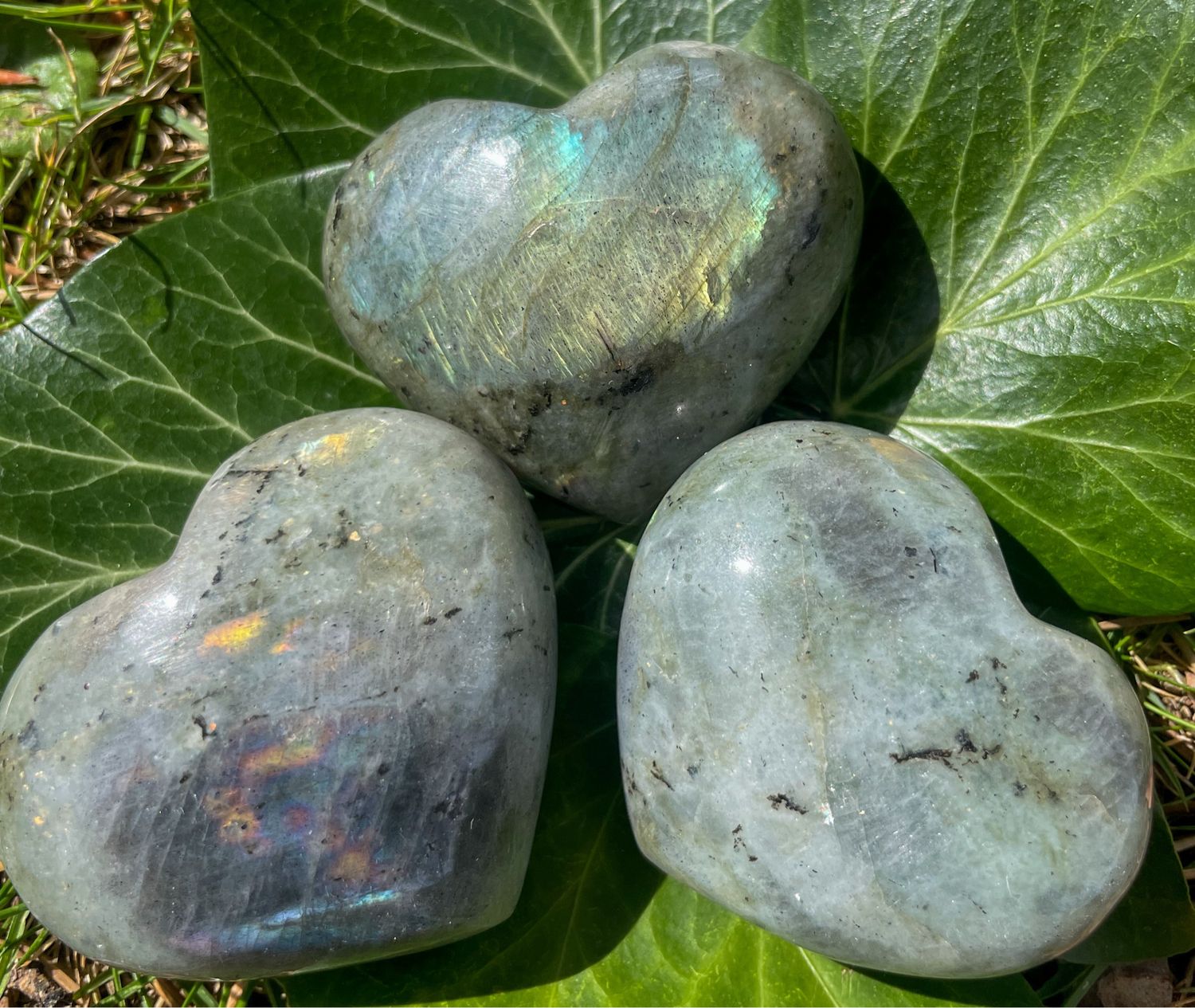 Cœur en Labradorite