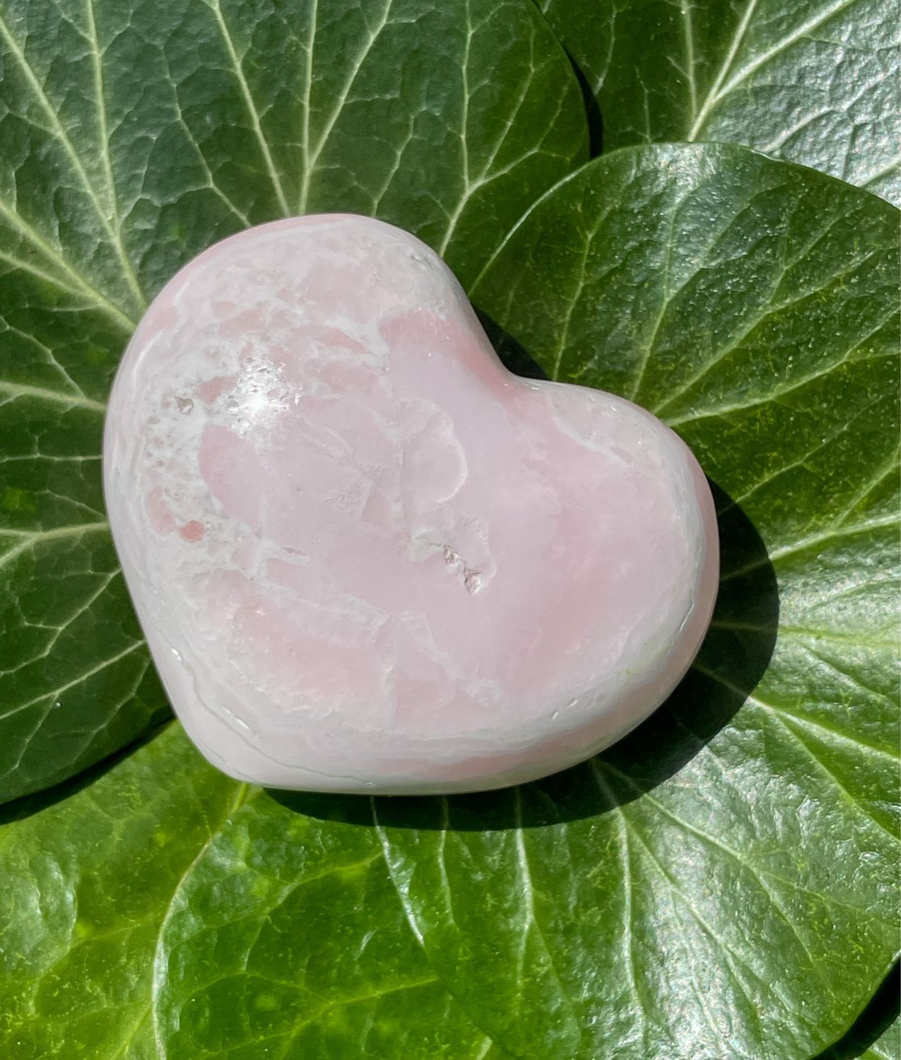 Coeur en Mangano-Calcite à choix