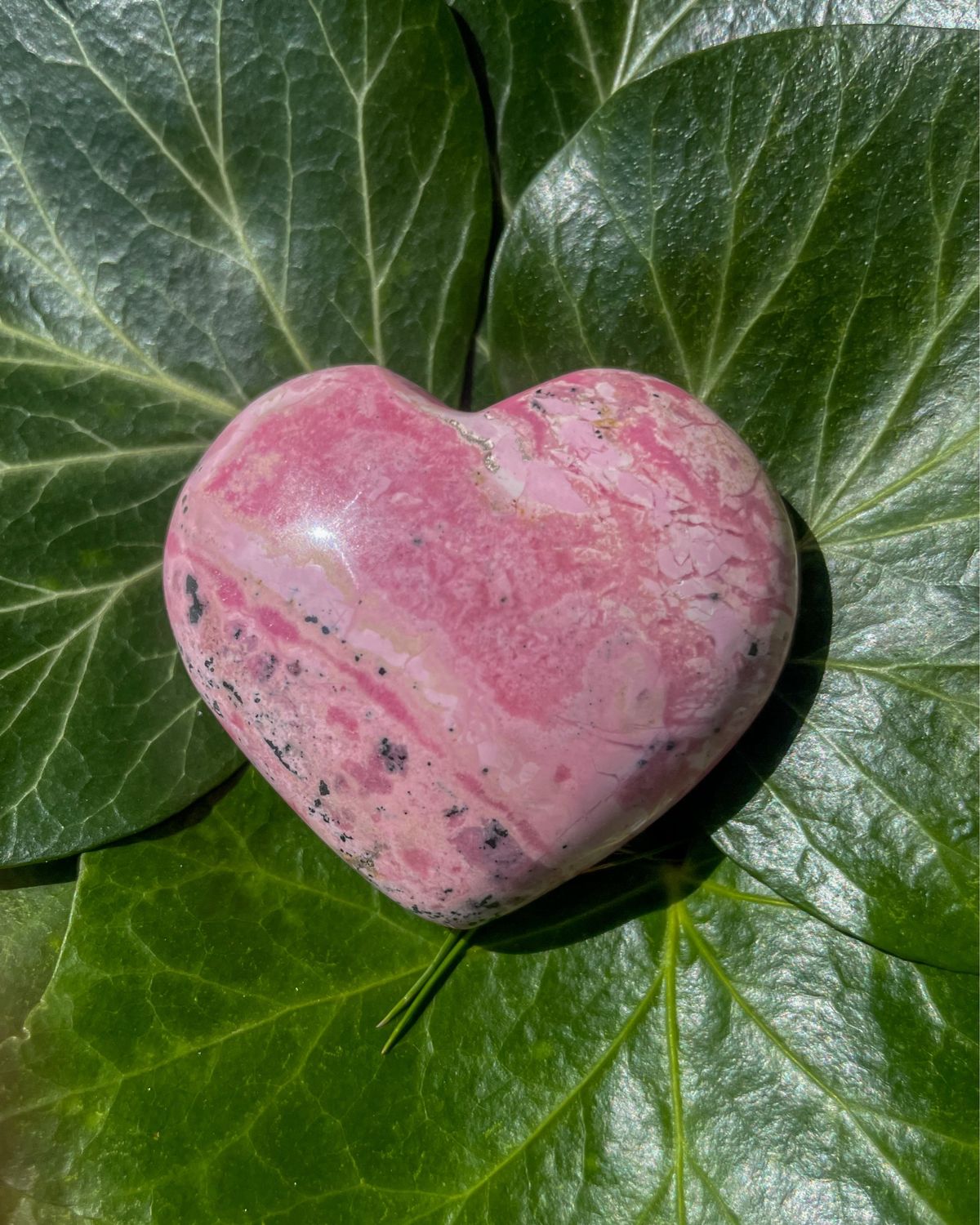 Cœur en Opale rose