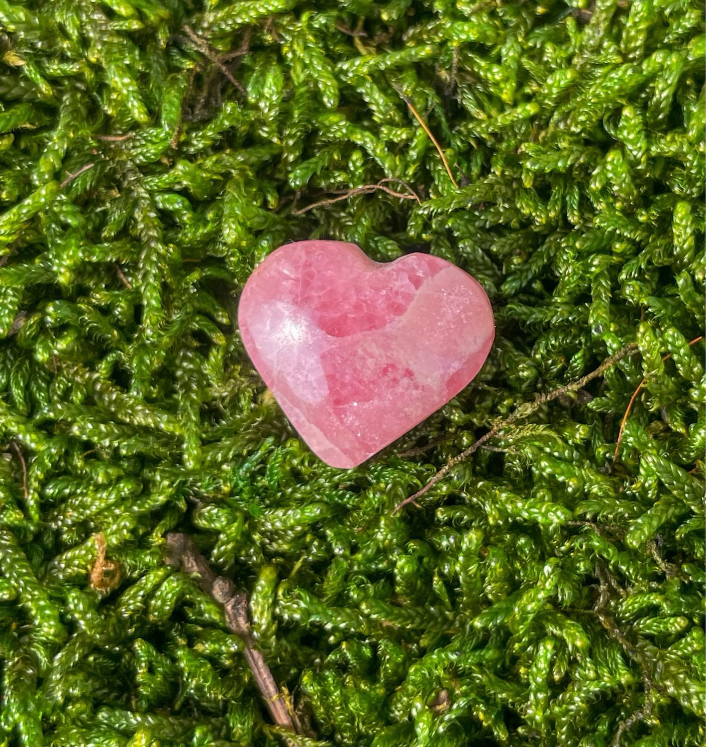 Coeur en Rhodochrosite à choix