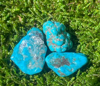 Turquoise Kingman roulée Turquoise Kingman roulée