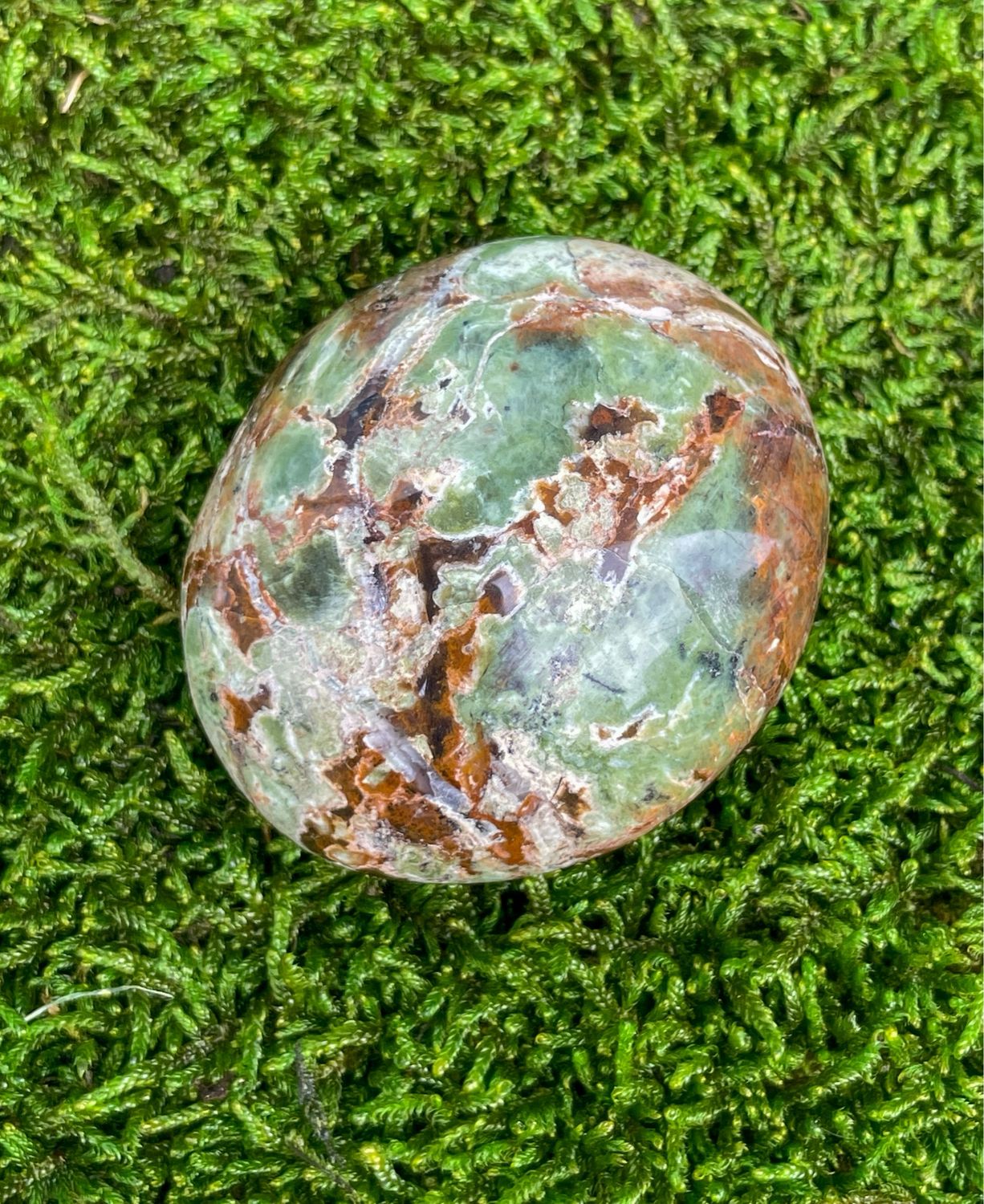 Galet en Chrysoprase