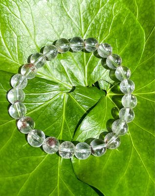 Bracelet en Cristal de roche Suisse 8mm Bracelet en Cristal de roche Suisse 8mm