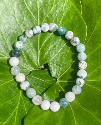 Bracelet en Agate Arbre enfant 6 mm