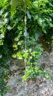 Sun Catcher Fée Doré &amp; Calcite Jaune