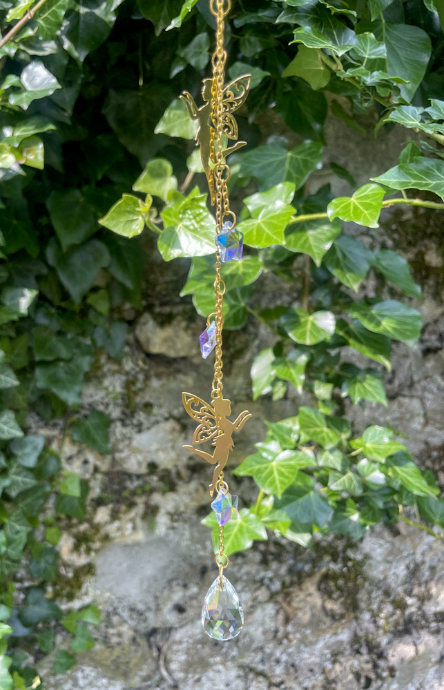 Sun Catcher Fée Doré