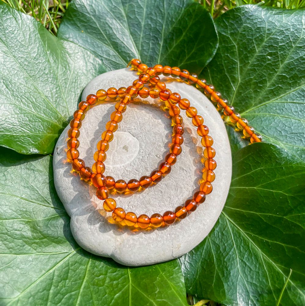 Rang d&#39;Ambre transparent 5-6 mm