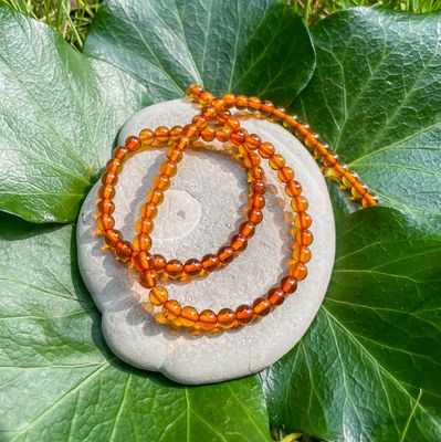 Rang d&#39;Ambre transparent 5-6 mm