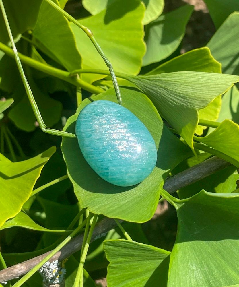 Amazonite percée