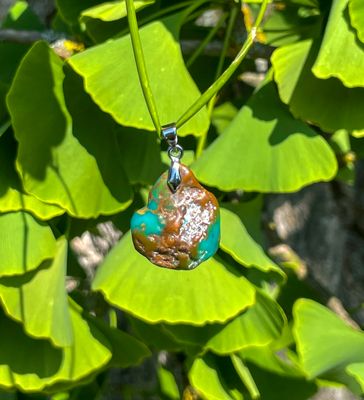 Pendentif en Turquoise White Water Pendentif en Turquoise White Water