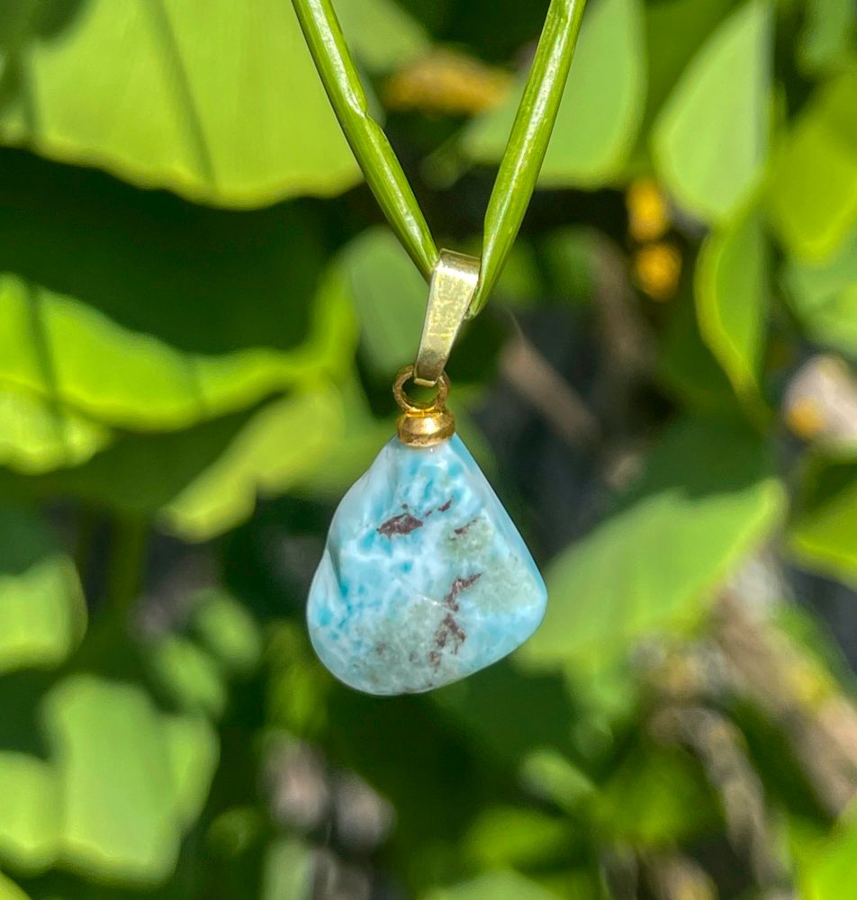 Mini Pendentif en Larimar