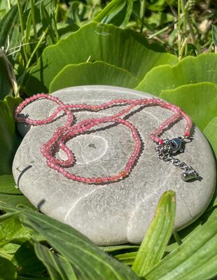 Collier en Quartz fraise 2 mm