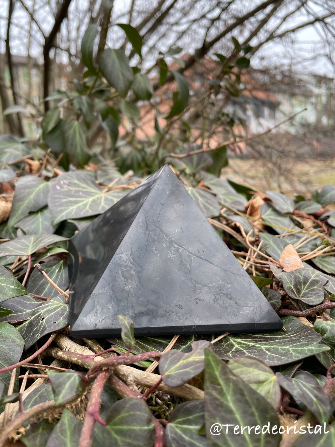 Pyramide en Shungite - 10.5 cm