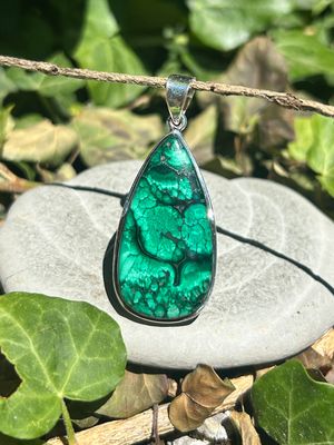Pendentif en Malachite