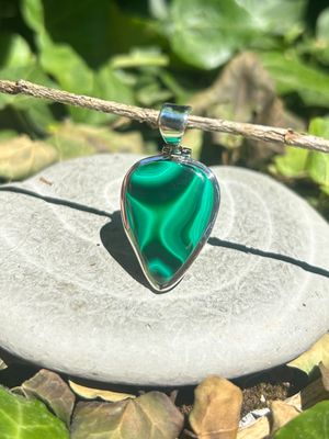 Pendentif en Malachite