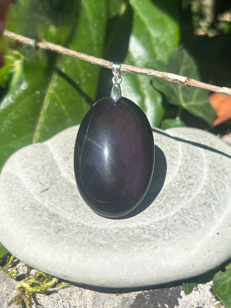 Pendentif en Obsidienne Oeil Céleste