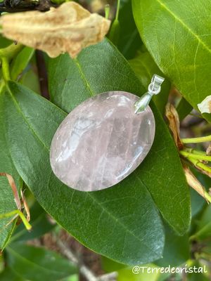 Pendentif en Quartz rose