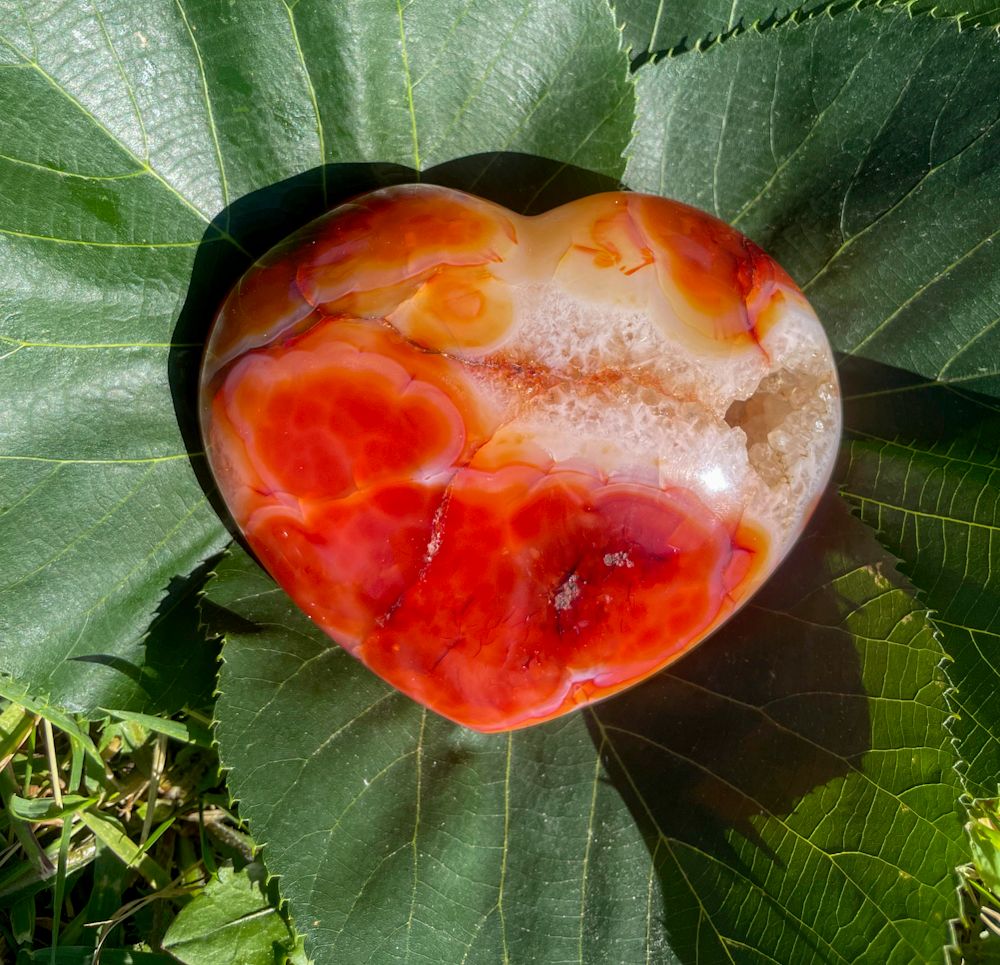 Coeur en Cornaline