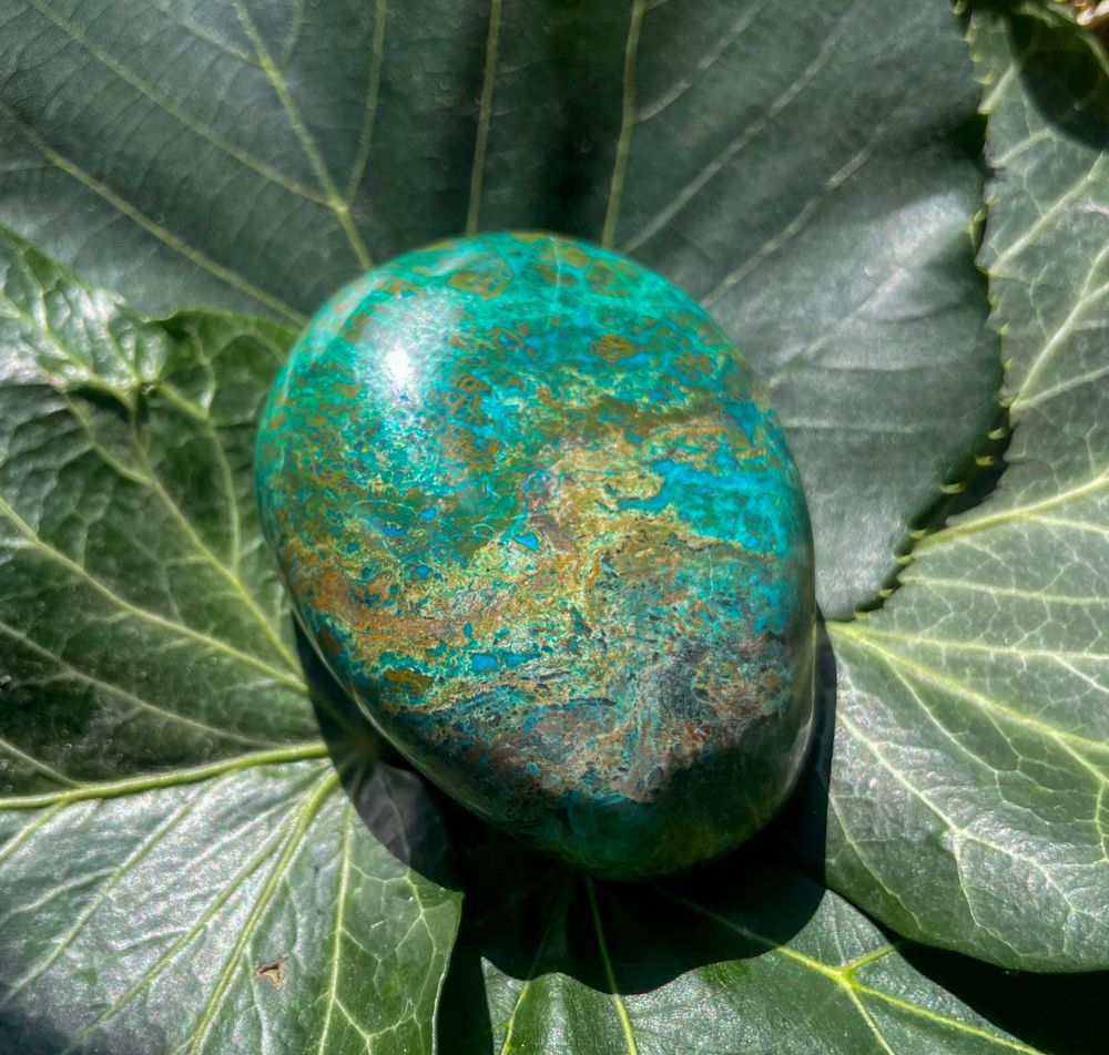 Galet en Chrysocolle