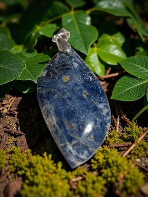 Pendentif en Dumortiérite