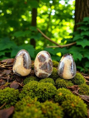 Septaria percée