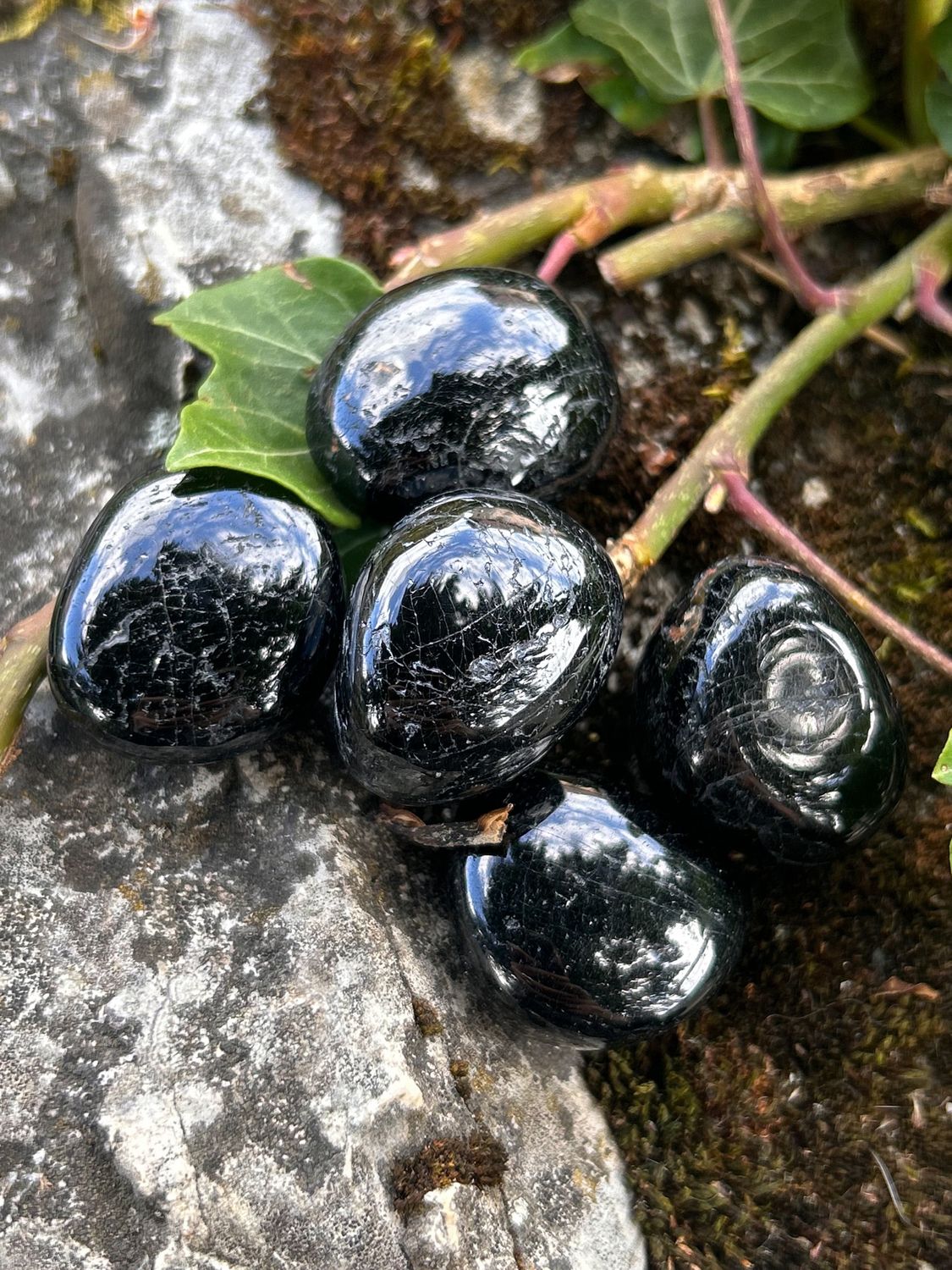 Tourmaline noire roulée