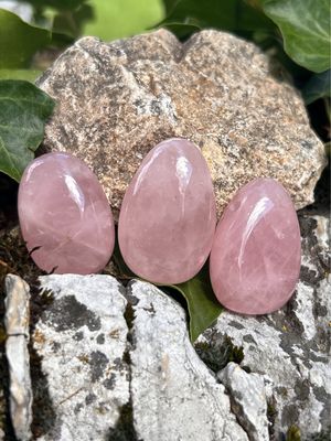Quartz rose percé