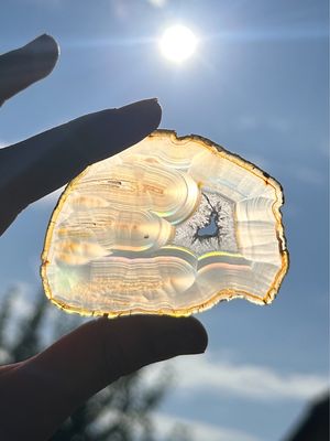 Agate Iris arc-en-ciel