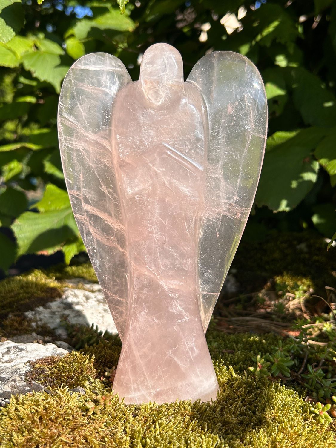 Ange en Quartz rose