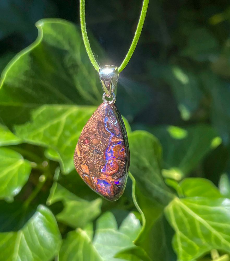 Pendentif en Opale boulder