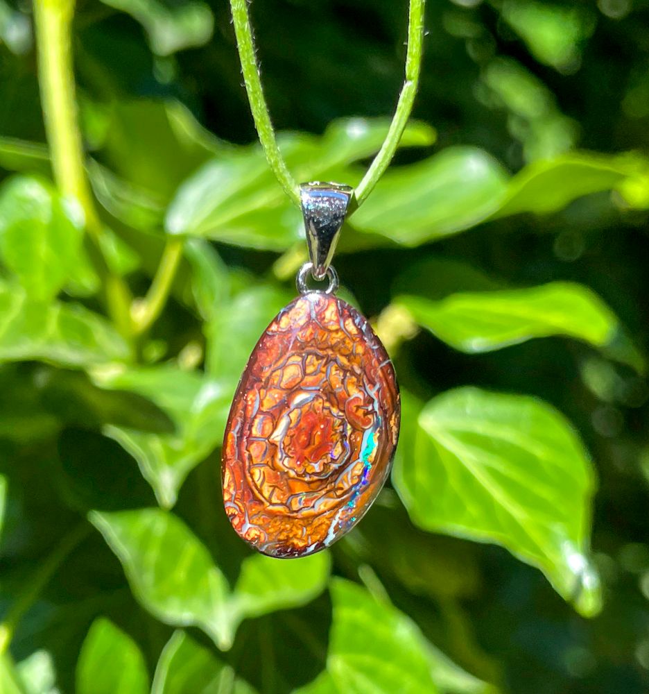 Pendentif en Opale boulder