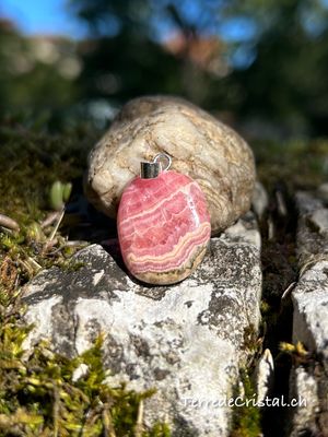 Pendentif en Rhodochrosite