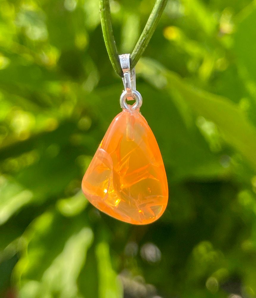 Pendentif en Opale de feu