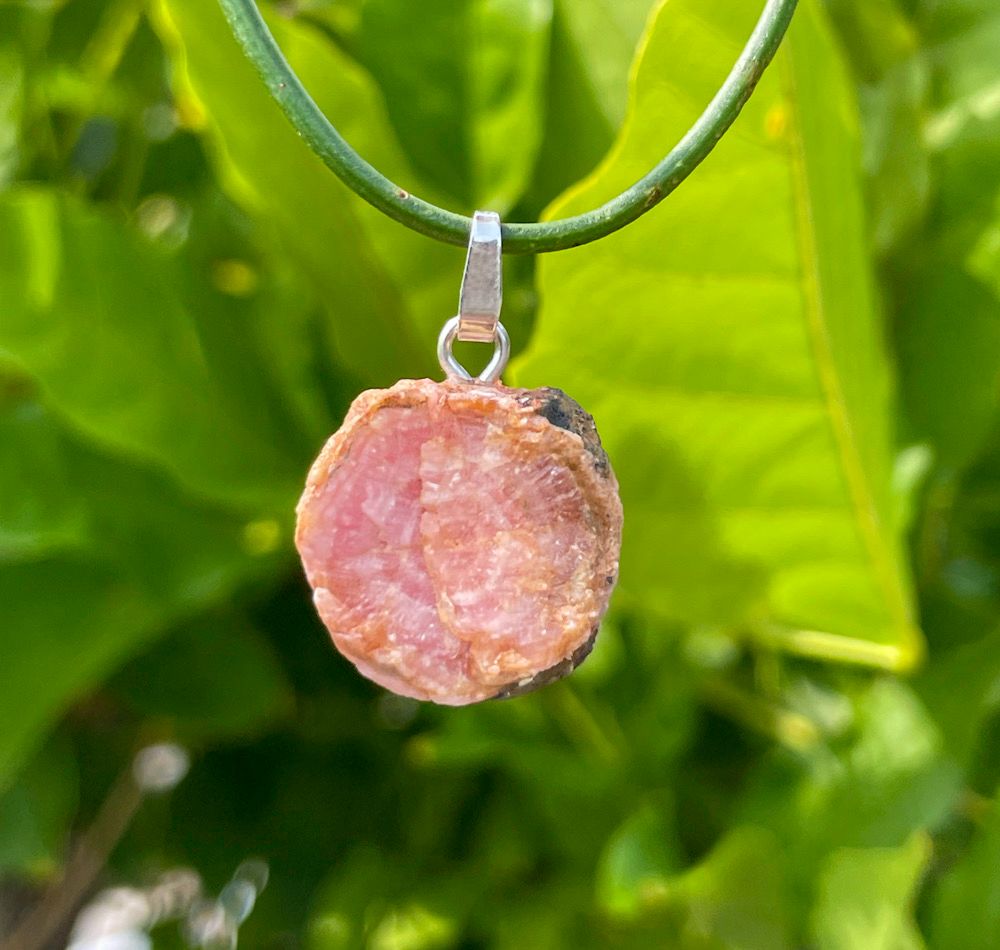 Pendentif en Rhodochrosite