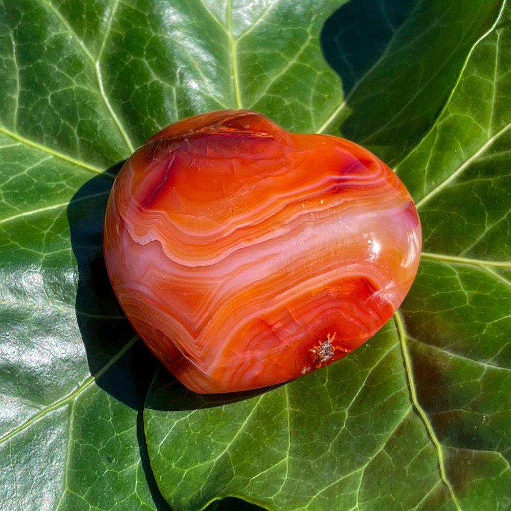 Coeur en Cornaline