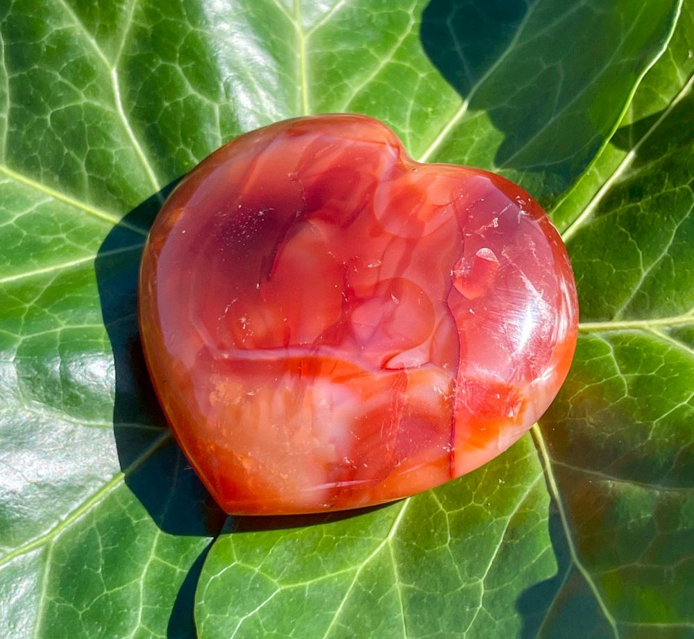 Coeur en Cornaline