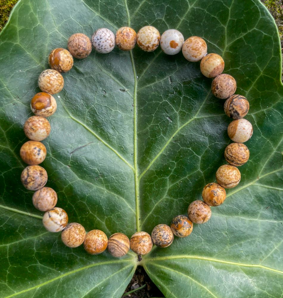 Bracelet en Jaspe paysage 6mm