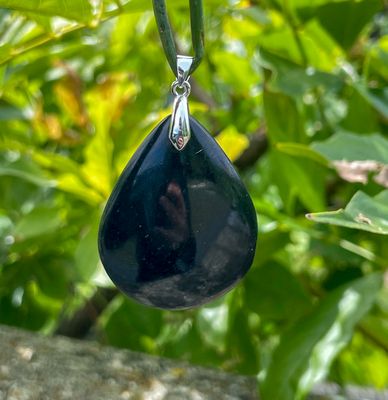 Pendentif en Tourmaline noire